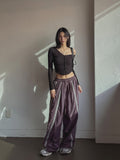 Precky One Shoulder Ribbed Cardigan