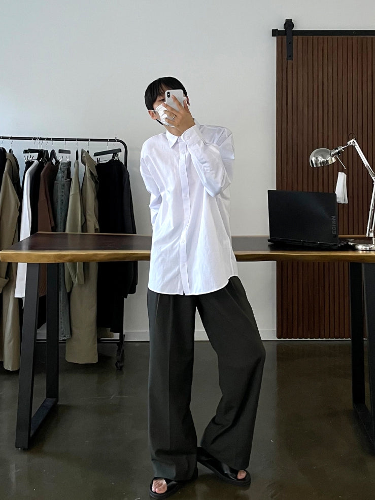 [COSYHARU公式] Oasis Wrinkled Check Shirt 送料・関税込み COSYHARU (コシハル) - サマーオックスフォードコットンシャツ