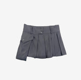 Lowna two button pocket skirt