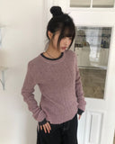 Luhan Alpaca Wool Round Ribbed Knit