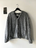 Kale boucle knit cardigan