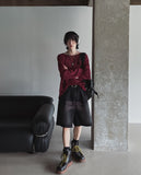 Summer boat see-through knit