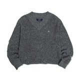 DAMAGE V NECK KNIT