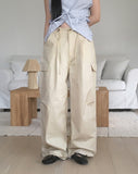 Mudin Two Way Wide Back Banding Cargo Pants