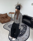 Ruben Striped Print Hoodie