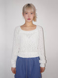 SQUARE-NECK KNIT