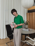 Biel Summer Linen Collar Half Cardigan