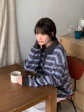 Coenkey Stripe Collar Over Tee