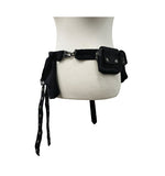 Button Strap Multi Pocket Belt Bag