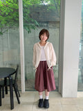 [unisex] Homecar Vintage Pigment Banding Bermuda Pants