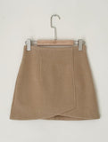 Rimel Wool Tulip Mini Skirt