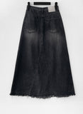 Rickle Denim Long Skirt