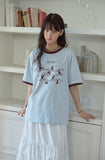Cats Music Ringer Short Sleeve Tee