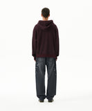 EMPTY STRIPE ZIP UP HOODIE
