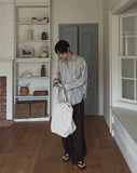 Royden Drape Two-Tuck Wide Slacks