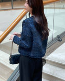 Luce No Collar Surgical Tweed Jacket