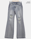 Marton Damaged Bootcut Pants
