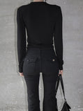 Flea shirring cardigan