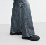 Slen Slit Bootcut Pants