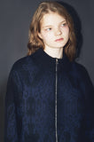 [2-WAY] Java Pattern Zip-Up Knit