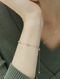 Essence Silver Tennis NEW Station Bracelet