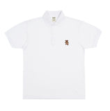 Bear Embroidery Pique Short Sleeve Tee