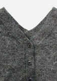 [ EEUN BASIC ] Breeze V-neck wool cardigan