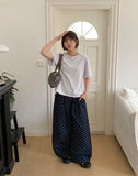 Cohan Pleats Crop Short Sleeve Tee