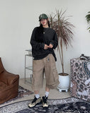 DEFENER Dyeing Bermuda Cargo Pants