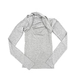 Orbe Backslit Halter Tee