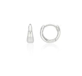 Precise Silver (W) One-Touch Earrings S