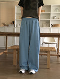 Shuve Pintuck Two-Way Pile Long Wide Jogger Pants