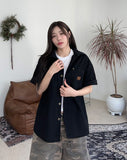 Nekkid Patchwork Short Sleeve Shirt