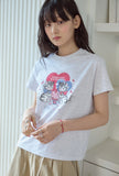Cherry Bestie Crop Short Sleeve Tee