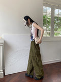 Mozni Baslock Nylon 2-Way Long Jogger Wide Pants