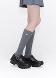 Shirring knee socks