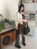 Noi Vintage Washing Low-Rise Long Bootcut Denim Pants