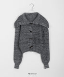 Ryuk Bokashi Duffel Collar Knit Cardigan