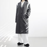 Zao Color Matching Long Coat