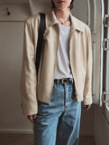 Knittle move linen blouson jacket