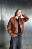 Fox Leather Volume Jacket