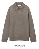 Renyu Hachi Zipper Collar Knit
