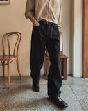 KEF Semi-Wide Black Jeans
