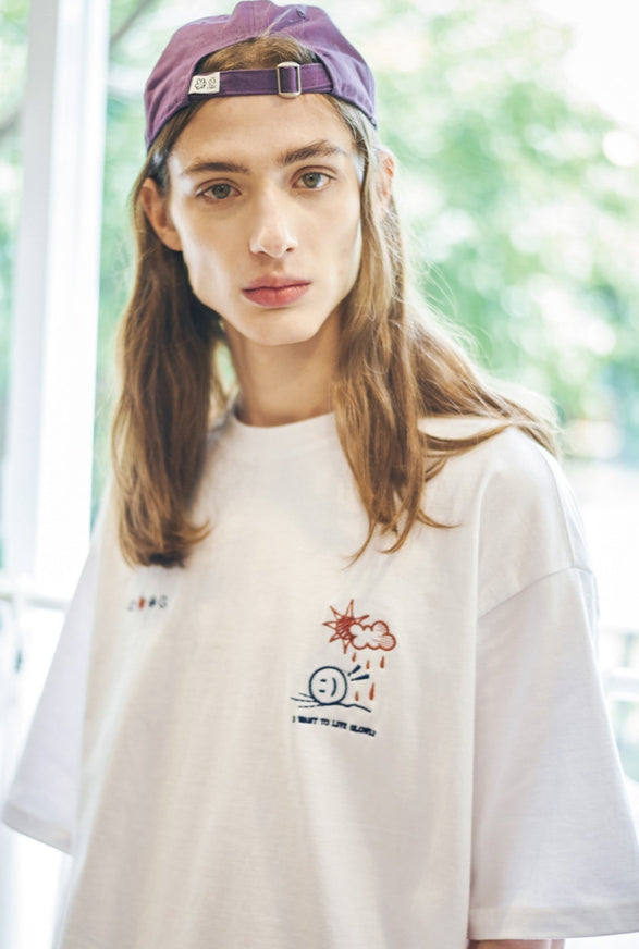 【CPGN STUDIO】NICE WEATHER Embroidery Short Sleeve CPGN STUDIO (コンパーニョ) - Ciiper_sungwon着用ナイス