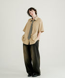 Cozy Slub Denim Banding Pants