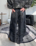Lowell Layered Cargo Denim Pants
