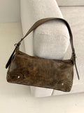 Nuba Vintage Washing Hobo Cross Shoulder Bag