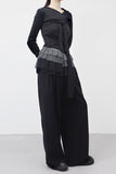 Haroan Layered Wrap Skirt
