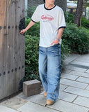 Washed Domingo denim pants