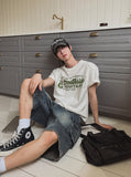 Vint Cargo Bermuda Denim Pants